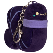 Rare Licorice Squishable Worm micro plush keychain
