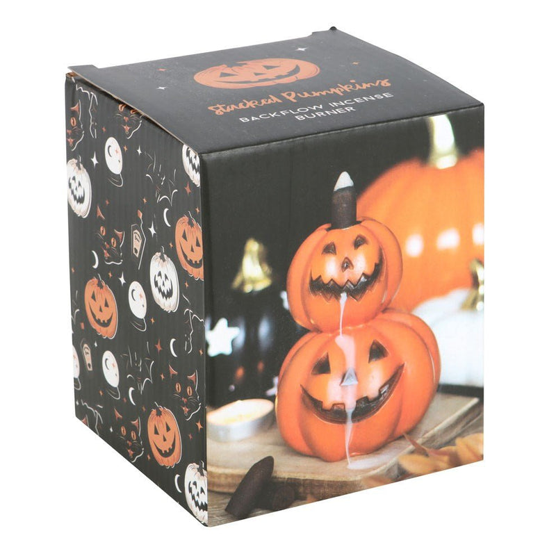 Stacked Pumpkin Backflow Incense Burner - Something Different Gift Shop