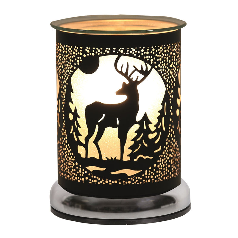 Stag Scene Electric Wax Melt Burner – Black - Something Different Gift Shop