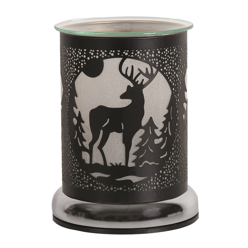 Stag Scene Electric Wax Melt Burner – Black - Something Different Gift Shop
