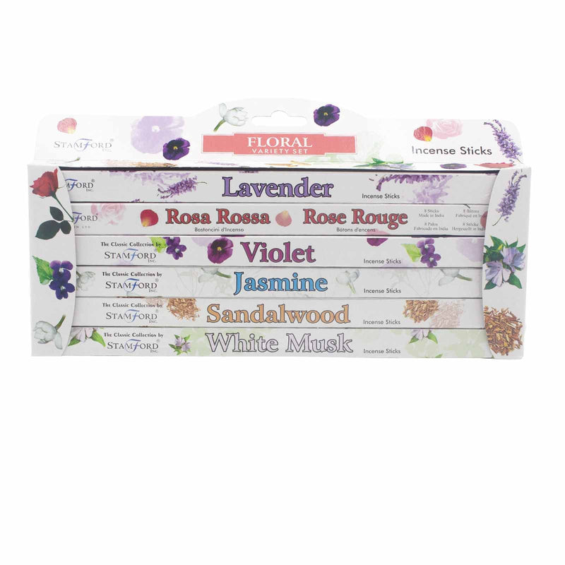 Stamford Incense Stick Gift Set - Floral - Something Different Gift Shop