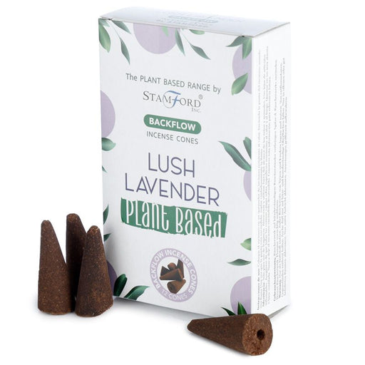 Stamford Lush Lavender Plant Based Backflow Incense Cones - Something Different Gift Shop