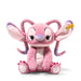 Front view of Steiff Angel plush, rosy pink with big ears and feelers – Steiff teddy bears