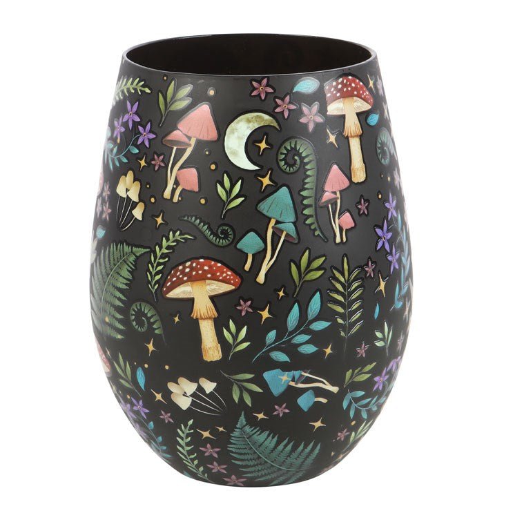 Stemless Wine Glass - Dark Forest - Something Different Gift Shop