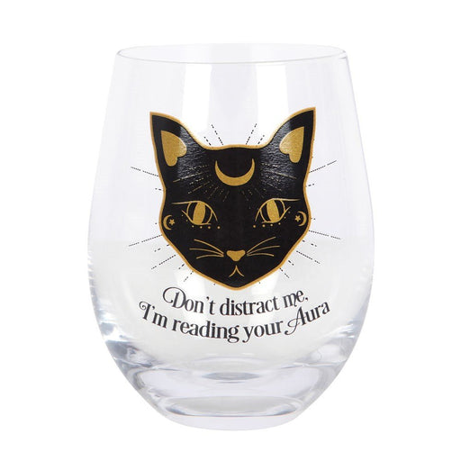 Stemless Wine Glass - Reading Your Aura - Something Different Gift Shop