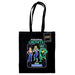 Steven Rhodes Personal Growth tote bag, black 100% cotton with neon self-development graphic, 38 × 42 cm, long handles and swing tag
