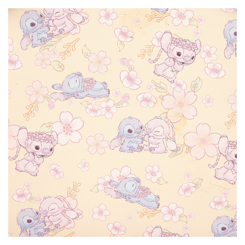 Stitch & Angel Cherry Blossom All - Over Print Mini Backpack - Something Different Gift Shop