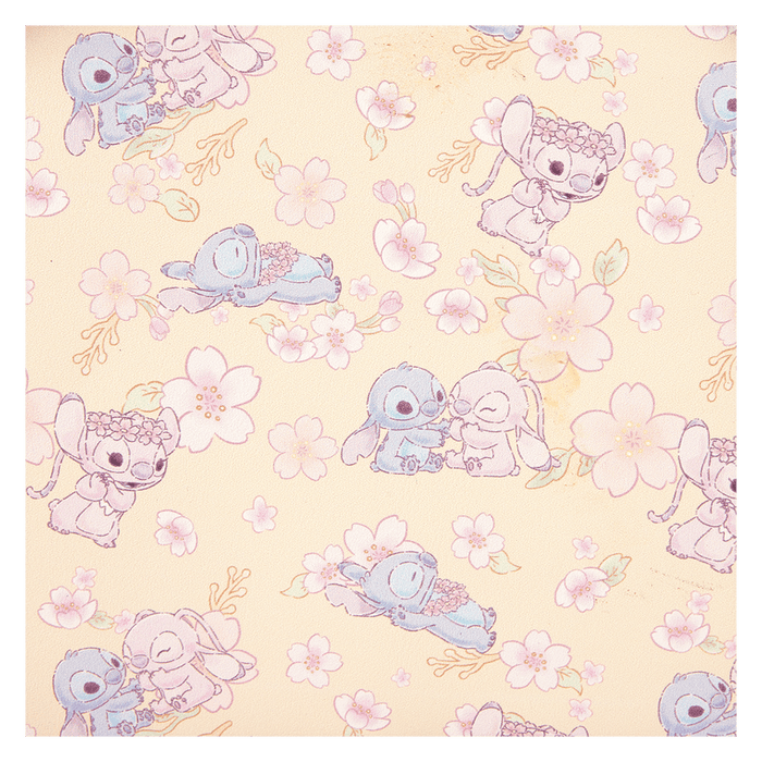 Stitch & Angel Cherry Blossom All - Over Print Mini Backpack - Something Different Gift Shop