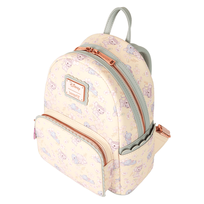 Stitch & Angel Cherry Blossom All - Over Print Mini Backpack - Something Different Gift Shop