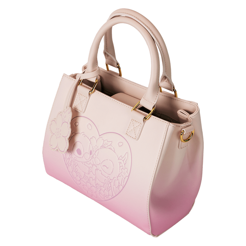 Stitch & Angel Cherry Blossom Heart Crossbody Bag - Something Different Gift Shop