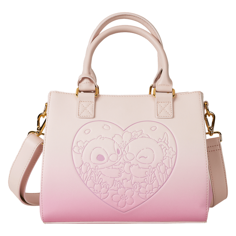 Stitch & Angel Cherry Blossom Heart Crossbody Bag - Something Different Gift Shop