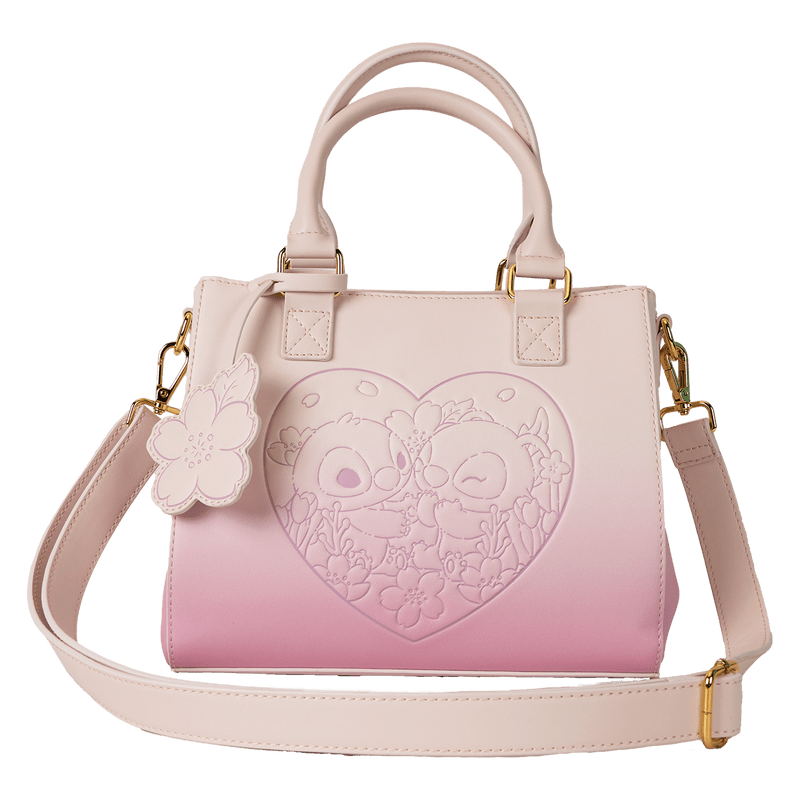 Stitch & Angel Cherry Blossom Heart Crossbody Bag - Something Different Gift Shop