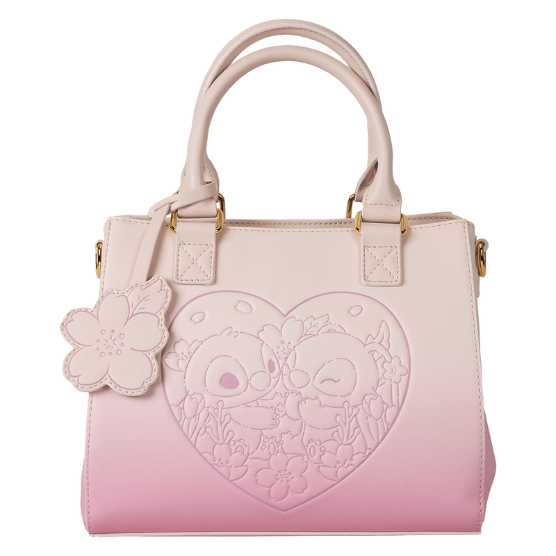 Stitch & Angel Cherry Blossom Heart Crossbody Bag - Something Different Gift Shop