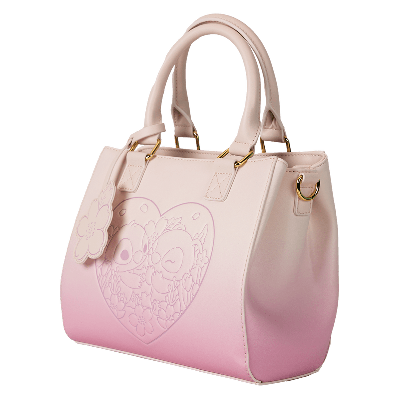Stitch & Angel Cherry Blossom Heart Crossbody Bag - Something Different Gift Shop