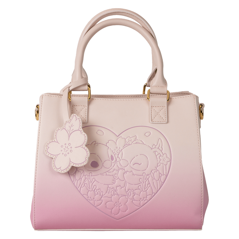 Stitch & Angel Cherry Blossom Heart Crossbody Bag - Something Different Gift Shop