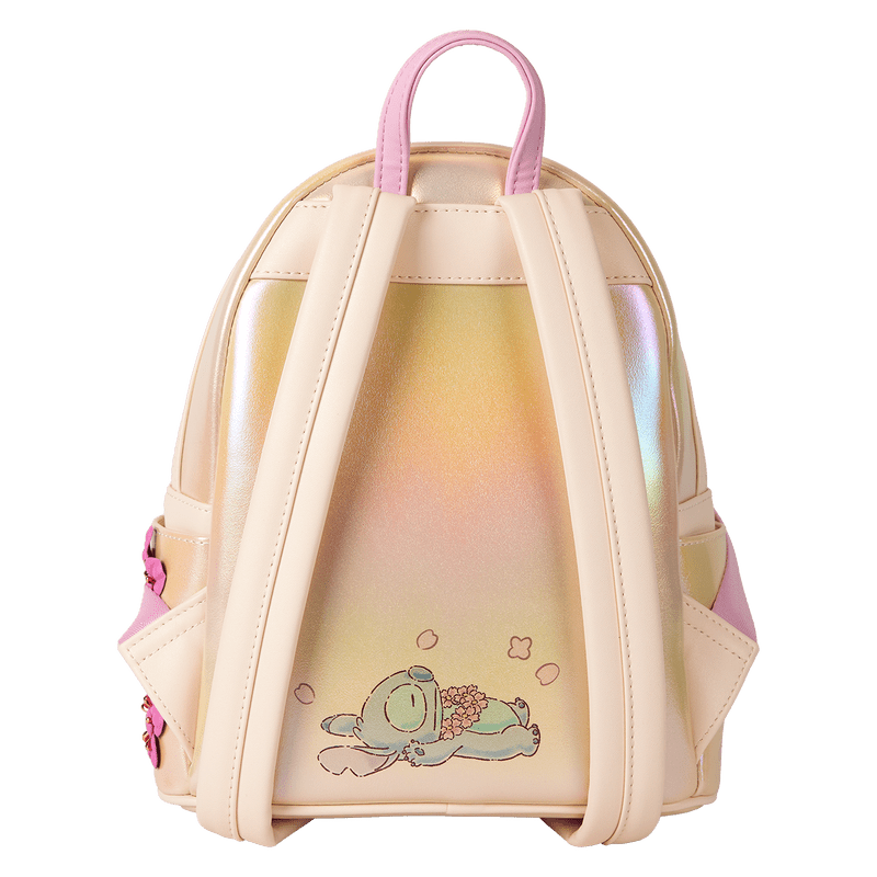 Stitch & Angel Cherry Blossom Heart Mini Backpack - Something Different Gift Shop