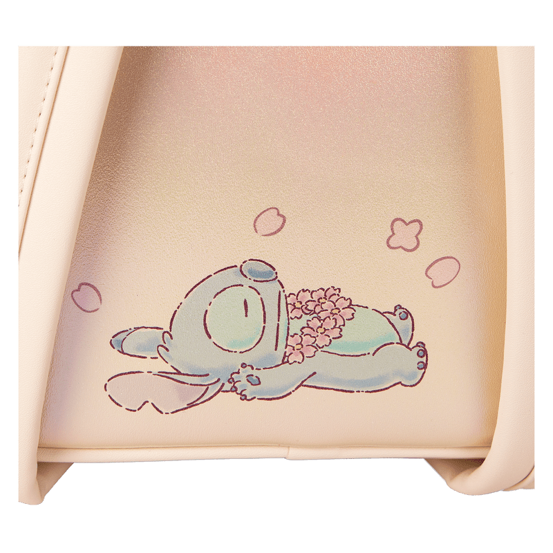 Stitch & Angel Cherry Blossom Heart Mini Backpack - Something Different Gift Shop
