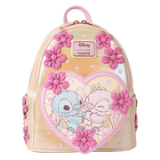Stitch & Angel Cherry Blossom Heart Mini Backpack - Something Different Gift Shop