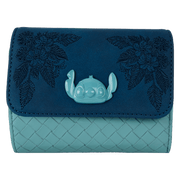 Stitch Embroidered Floral Wallet - Something Different Gift Shop