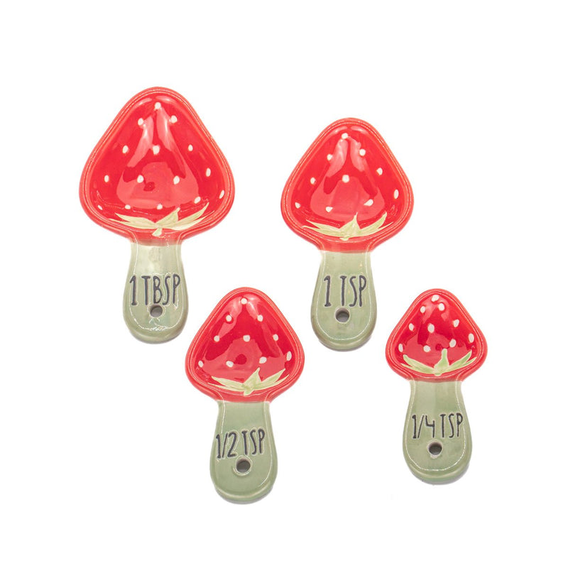 Strawberry Measuring Spoons - Something Different Gift Shop