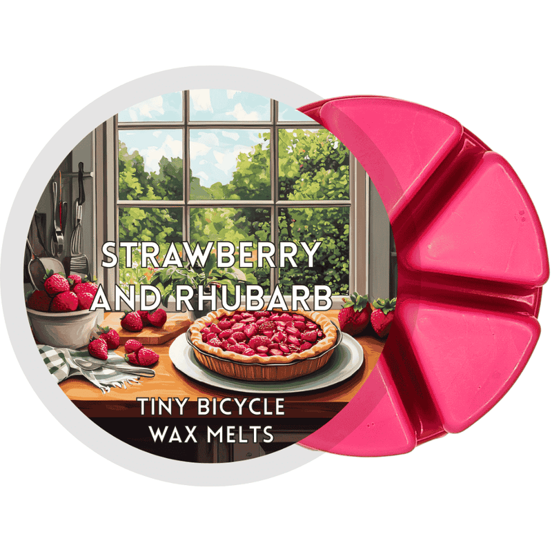 Strawberry & Rhubarb Segment Wax Melt - Something Different Gift Shop