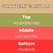 Strawberry & Rhubarb Segment Wax Melt - Something Different Gift Shop