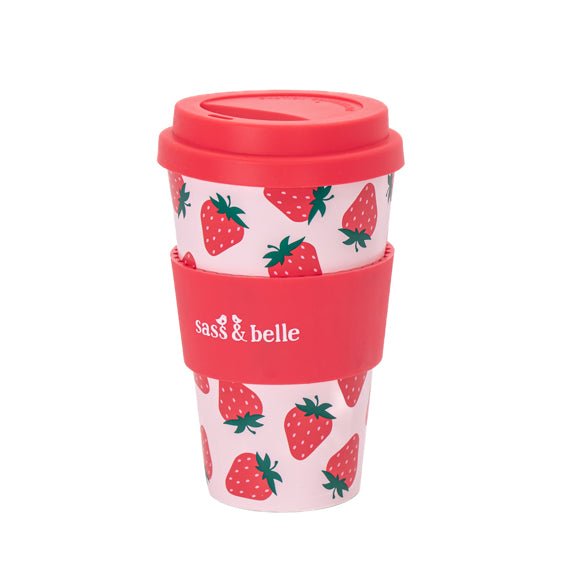 Strawberry Travel Coffee Cup - Something Different Gift Shop