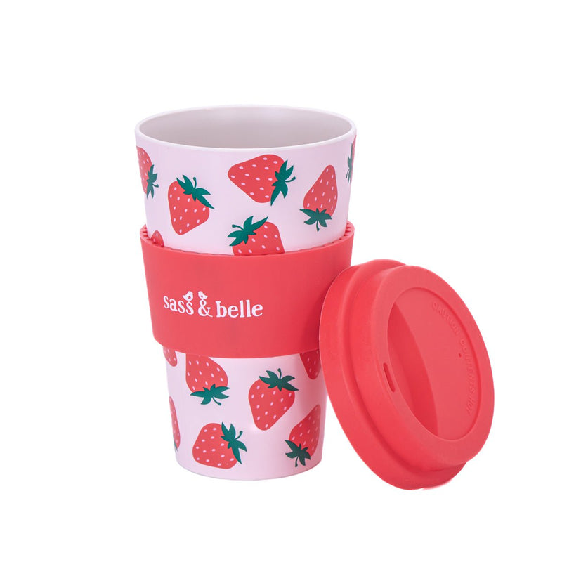 Strawberry Travel Coffee Cup - Something Different Gift Shop