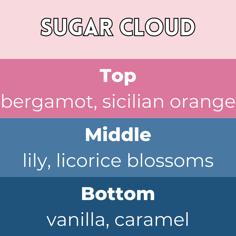 Sugar Cloud Segment Wax Melt - Something Different Gift Shop