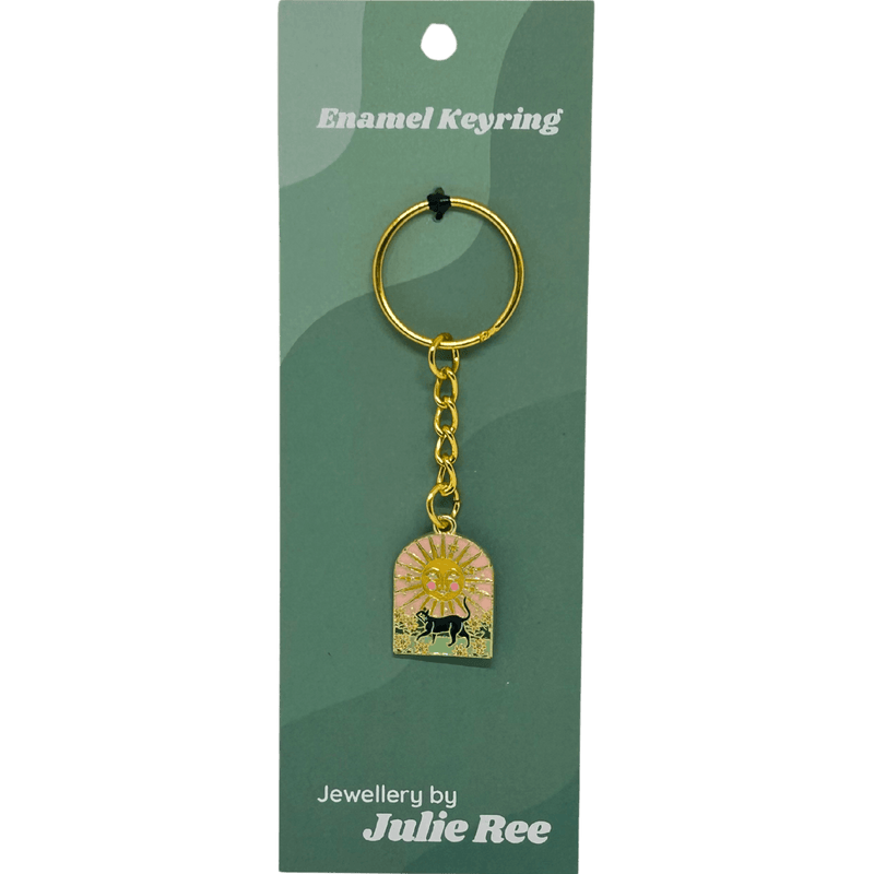 Sun & Cat Tarot Keyring – Jewellery By Julie Ree - Something Different Gift Shop