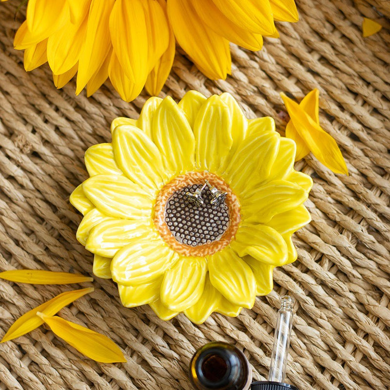 Sunflower Trinket Dish - Something Different Gift Shop