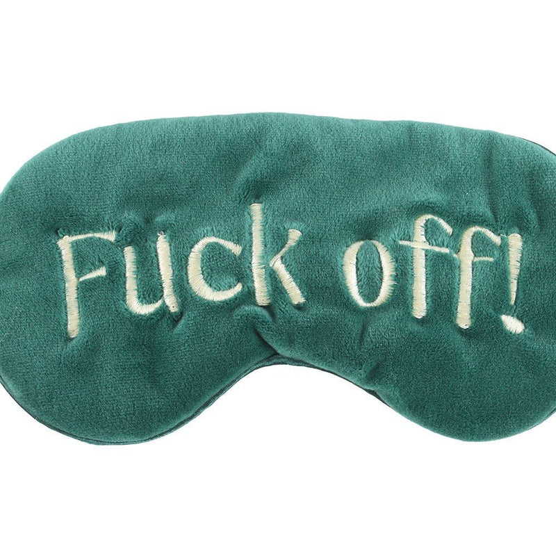 Sweary Velvet Sleep Mask - Something Different Gift Shop