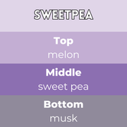 Sweetpea Segment Wax Melt - Something Different Gift Shop