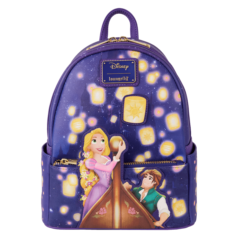 Tangled Rapunzel & Flynn Rider Lantern Light Up Mini Backpack - Something Different Gift Shop