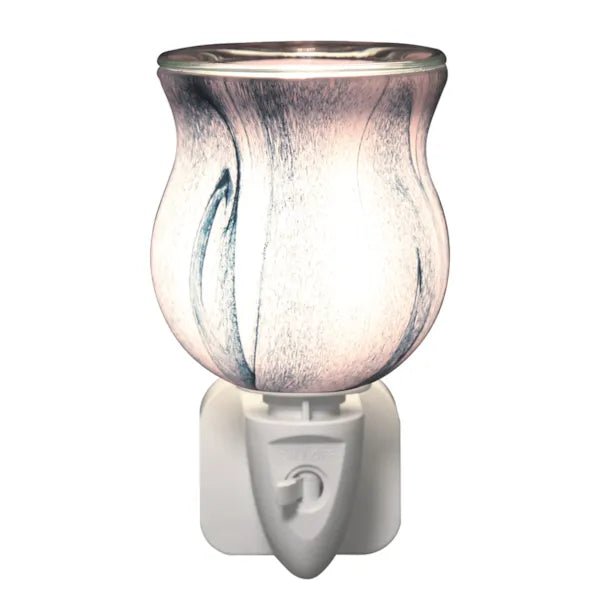 Teal Swirl Plug - In Wax Melt Burner - Something Different Gift Shop