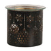 Tealight Wax Melter and Candle Holder - Black & Gold Silhouette Baubles - Something Different Gift Shop