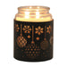 Tealight Wax Melter and Candle Holder - Black & Gold Silhouette Baubles - Something Different Gift Shop