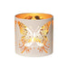 Tealight Wax Melter and Candle Holder - White & Gold Silhouette Butterfly - Something Different Gift Shop