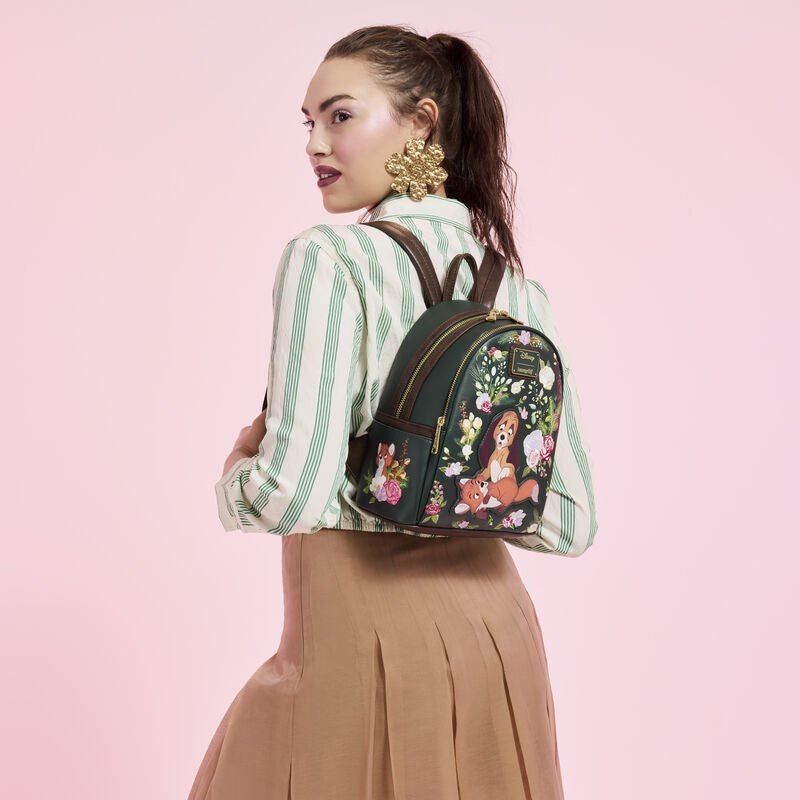The Fox and the Hound Forest Floral Mini Backpack - Something Different Gift Shop