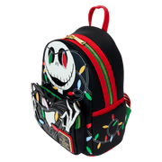 The Nightmare Before Christmas Jack Skellington String Lights Light Up Glow Mini Backpack - Something Different Gift Shop