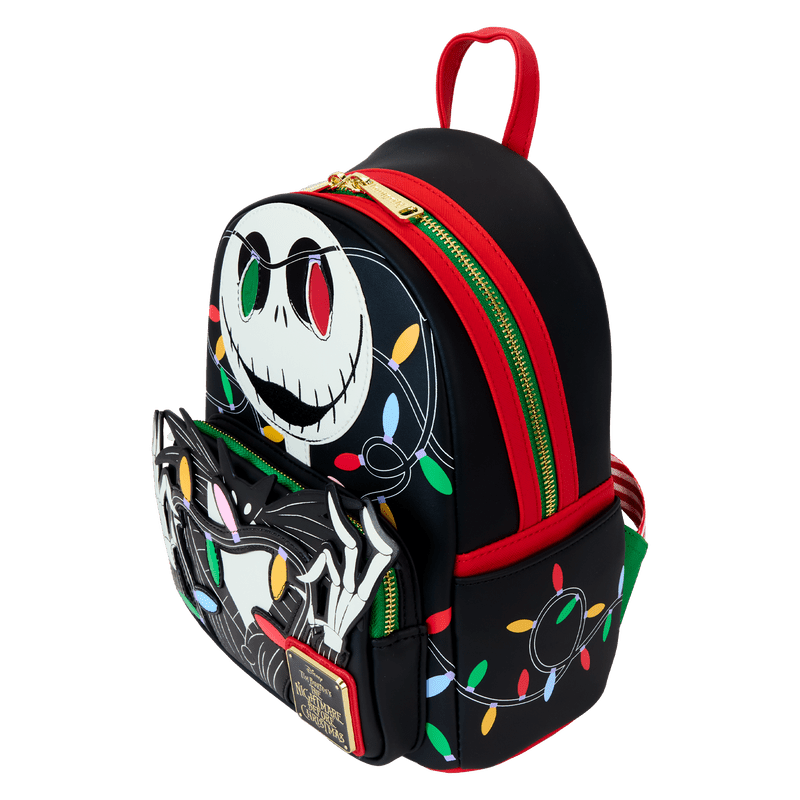The Nightmare Before Christmas Jack Skellington String Lights Light Up Glow Mini Backpack - Something Different Gift Shop