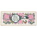 Front view of The Secret Garden ceramic trinket tray with floral design and gold details
