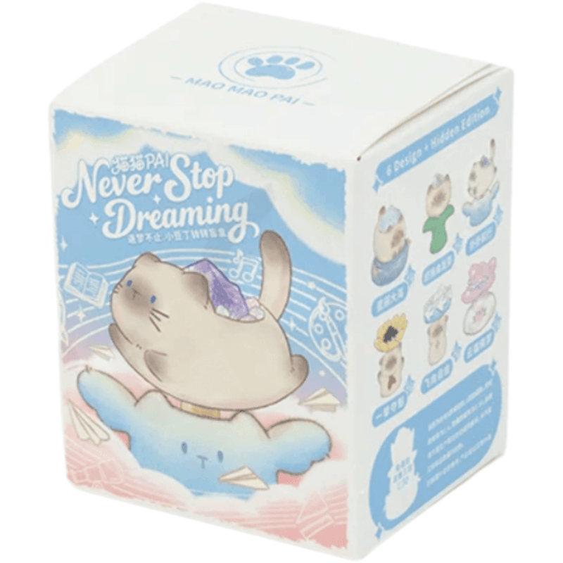 ThingsWoo Cat PAI Never Stop Dreaming Series blind box packaging