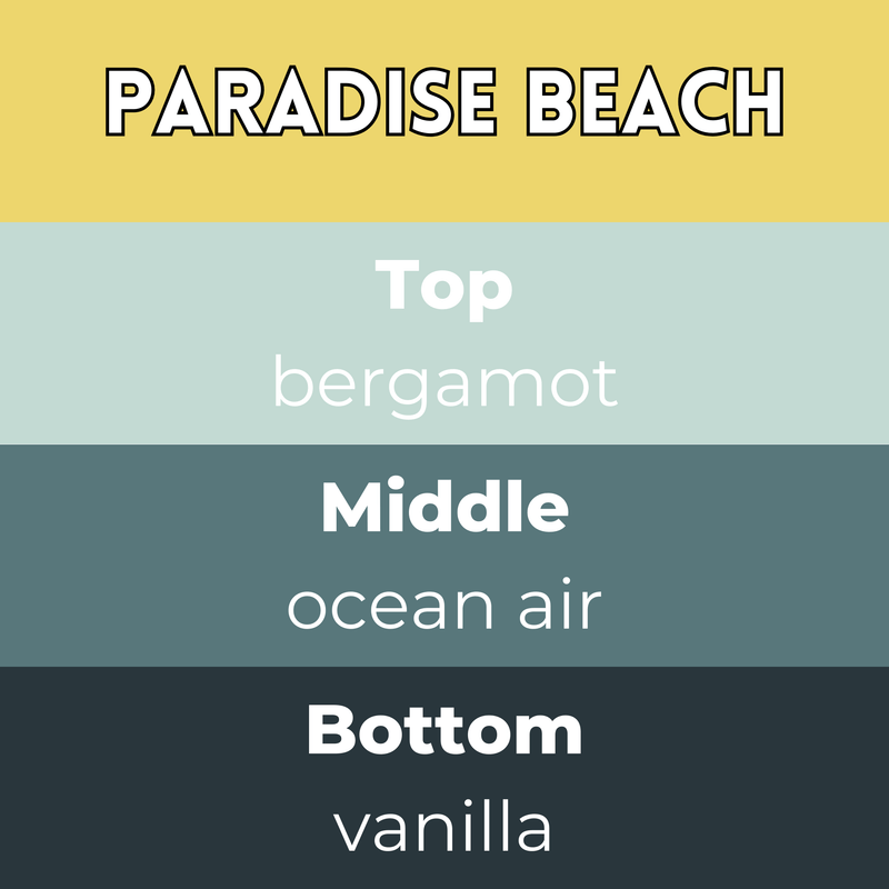 Tiny Bicycle Paradise Beach Segment Wax Melt - Something Different Gift Shop