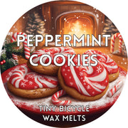 Tiny Bicycle Peppermint Cookies Segment Wax Melt - Something Different Gift Shop