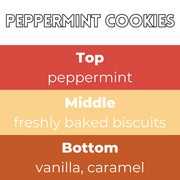 Tiny Bicycle Peppermint Cookies Segment Wax Melt - Something Different Gift Shop