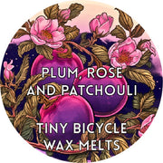 Tiny Bicycle Plum Rose & Patchouli Mini Wax Melt - Something Different Gift Shop