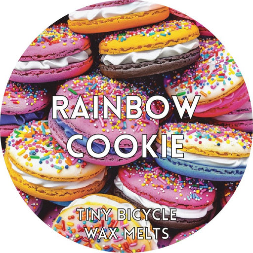 Tiny Bicycle Rainbow Cookie Segment Wax Melt - Something Different Gift Shop