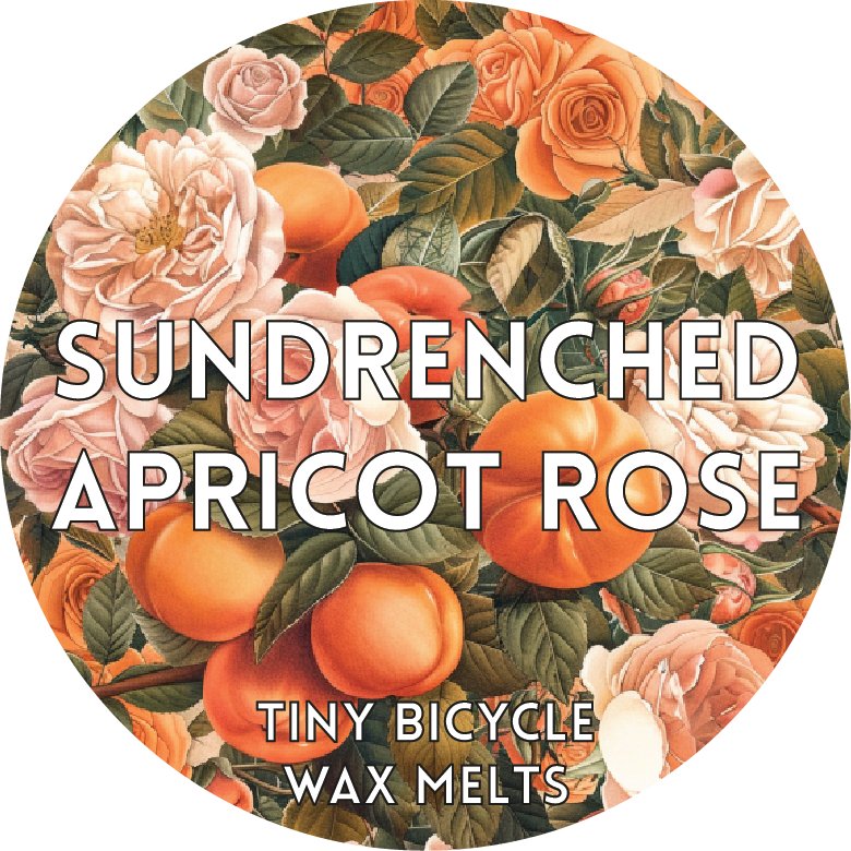 Tiny Bicycle Sundrenched Apricot Rose Segment Wax Melt - Something Different Gift Shop