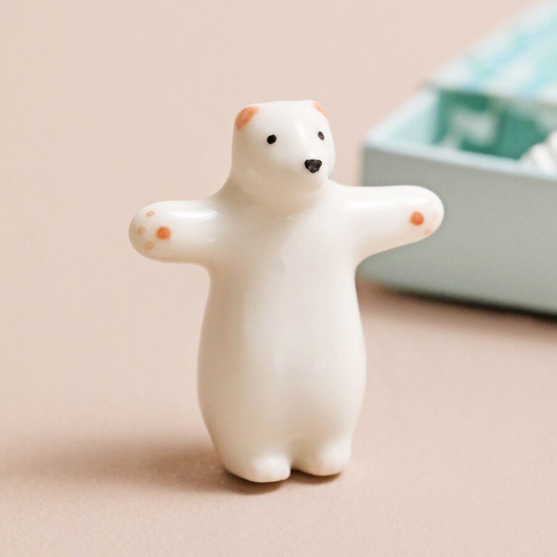 Lisa Angel Tiny Matchbox Ceramic Bear Token – Something Different Gift Shop